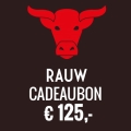 Cadeaubon van 125 euro van restaurant RAUW